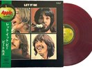 The Beatles LET IT BE w/RED VINYL Obi Insert Gatefold Early Press AP-80189 Japan
