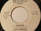 CARL SPENCER 45 Cover Girl Progress Rust Records