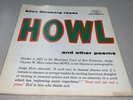 Allen Ginsberg Reads Howl Fantasy 7006 1959 1st Pressing Beat Generation Kerouac