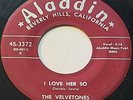 The Velvetones: “Glory Of Love”, Aladdin – 45-3372, 1957, Doo Wop / R&B  -  VG+