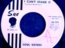 northern soul Soul Sisters I can't stand it PROMO EX condition