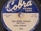 Duke Jenkins The Duke Walks Blues Jazz R&B Cobra Sax Instrumental 78 RPM HEAR
