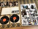 BEATLES WHITE ALBUM VINYL WITH POSTER AND PHOTOS SWBO 101 RED LABEL MONO