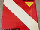 Van Halen DIVER DOWN LP vinyl 1982 Original Hype Sticker David Lee Roth Eddie VH