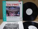 Lou Reed ‎/ Live In Italy, Rare PROMO COPY Japan Orig. 2LP w/OBI & INSERT NM