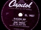 CLASSIC GENE VINCENT 78 BLUEJEAN BOP / WHO SLAPPED JOHN UK CAPITOL CL 14637 V/V+