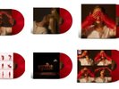 ariana grande eternal sunshine bundle all 6 covers on red vinyl new sealed