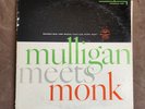 Thelonius Monk/Gerry Mulligan-Mulligan Meets Monk vinyl Mono Riverside 1957 (VG+