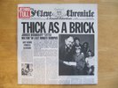 Jethro Tull Thick As A Brick UK 1972 Chrysalis CHR 1003 A-3U/B-2U PORKY/PECKO