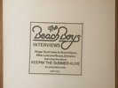 The BEACH BOYS Keepin' Summer Alive 1980 UK Promo Only Interview LP Brian Wilson