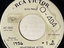 Elvis Presley Heartbreak Hotel / I Was The One 1964 RCA #447-0605 GSS Promo Ex