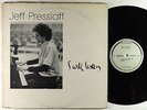 Jeff Presslaff - I Will Listen LP - RPC Rare Private Spiritual Free Jazz VG+
