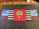 THE WIZARD OF OZ OST 3x LP Mondo Red/Green UNPLAYED Vinyl WATER DAMAGED SLEEVE