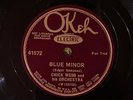 Okeh 41572 Chick Webb Orchestra  BLUE MINOR  78rpm jazz E+ 1934