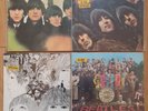 The Beatles Vinyl Records - Beatles For Sale, Rubber Soul, Revolver, Sgt. Pepper
