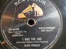 ELVIS PRESLEY 78 RPM - HEARTBREAK HOTEL /I WAS THE ONE (#20-6420) GOOD Z1