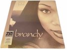 Brandy Never Say Never Ltd Clear Vinyl 2 LP - SEALED, Box Mailed-Shelf Wear