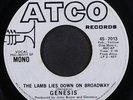 GENESIS: the lamb lies down on broadway ATCO 7