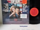 TOP GUN Original Soundtrack 1986 LP in SHRINK w/ Hype Sticker - Tested EX  *R3