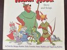 Walt Disney's Robin Hood Story And Songs Album LP Vinyl Record Original 1973 USA