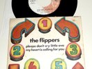 THE FLIPPERS Please Don't Cry Little Eva rare FRANCE 60s PS 45 englisch gesungen
