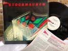 STOCKHAUSEN Kontakte LP /ORIG Candide 1970 / INSERT / AUTOGRAPHED BY STOCKHAUSEN