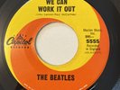 WEST COAST WE CAN WORK IT OUT / DAY TRIPPER BEATLES CAPITOL  ORANGE YELLOW SWIRL