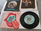 4 Rolling Stones Vinyl Records 45s Picture Sleeves Honky Tonk Women Orig.London