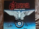 Wheels of Steel by Saxon Signed By The Band Lp Vinyl