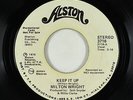 70s Soul Funk 45 - Milton Wright - Keep It Up - Alston - promo