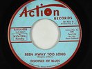 Northern Soul Garage 45 - Disciples Of Blues - Been Away Too Long - Action