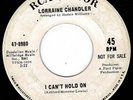 Lorraine Chandler - I Can't Hold On - RCA Victor