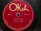 1st BOOGIE WOOGIE PIANO RECORD - CLAY CUSTER ’THE ROCKS’ 1923 OKEH 78