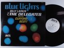 BILLY LARKIN & THE DELEGATES Blue Lights AURA LP VG+ wlp ia