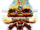 EX/EX Iron Maiden The Clairvoyant Shaped Vinyl Picture Disc EMP 79 1988