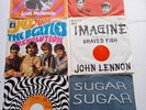 6 Singles 60er/70er Jahre Beatles, Rollig Stones u.a. gebraucht
