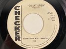 Checker 910 Sonny Boy Williamson Cross My Heart / Dissatisfied 7