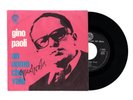 GINO PAOLI Lp Vinile 45Giri Autografato Non Si Vive In Silenzio Amare Per Vivere