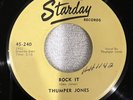 rare 45 record Starday Records THUMPER JONES “ROCK IT”