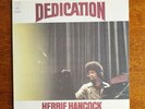 HERBIE HANCOCK Dedication - rare funk jazz original Japan LP  NM with poster