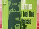 BEATLES 45.  France. I FEEL FINE.  KANSAS CITY. 1973.  Odeon Red 006-04460.  EX.