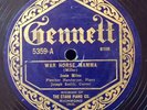 Gennett 5359 JOSIE MILES (w/ FLETCHER HENDERSON) / WAR HORSE MAMA blues 78rpm