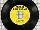 Elvis Presley 45 Record Promo Please Release Me My Baby's Gone Original Pelvis