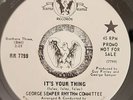 George Semper Rhythm Committee It's Your Thing Don't Be Afraid 45 Rama PROMO EX