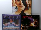 STYX 3 LP's - Pieces of Eight , Paradise Theatre & Kilroy was Here - Vinyl  VG+