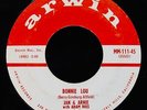 JAN & ARNIE (Jan & Dean)  Bonnie Lou & Gas Money  Doo Wop 45 ARWIN #MM-111-45