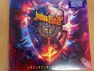 Judas Priest Invincible Shield double purple vinyl + signed art card new sealed