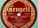JAZZ -- Elvira Johnson w/ Birmingham Darktown Strutters - Gennett 3337 - 78 HEAR