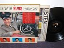 ELVIS PRESLEY A Date With LP OG MONO RCA Filler Vinyl/VERY NICE GATEFOLD COVER