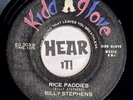 Wild Crude Rockabilly / Teen 45 BILLY STEPHENS Rice Paddies KIDD GLOVE rare HEAR